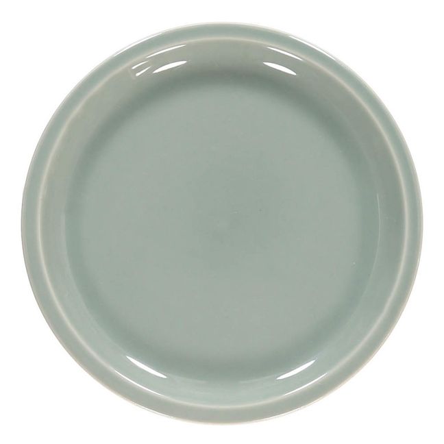 Cantine Ceramic Flat Plate | Verdigris