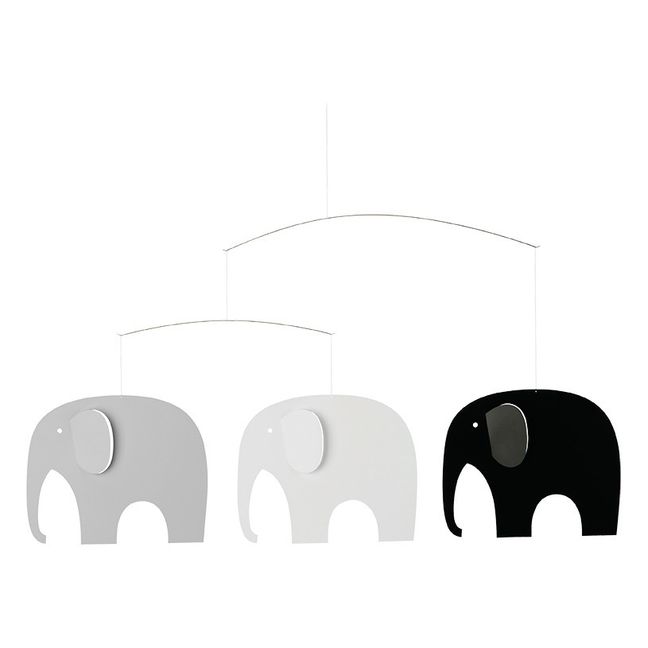 Mobile Elefanten | Grau