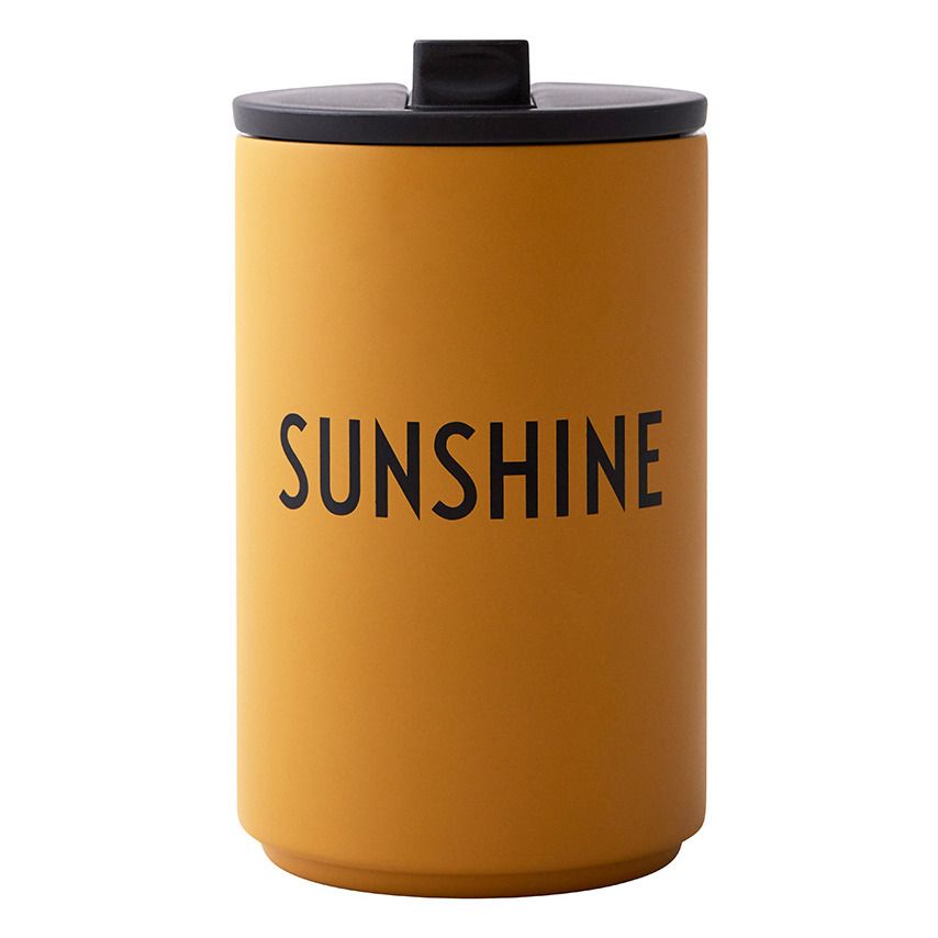 Design Letters - Tasse thermique Sunshine - Orange
