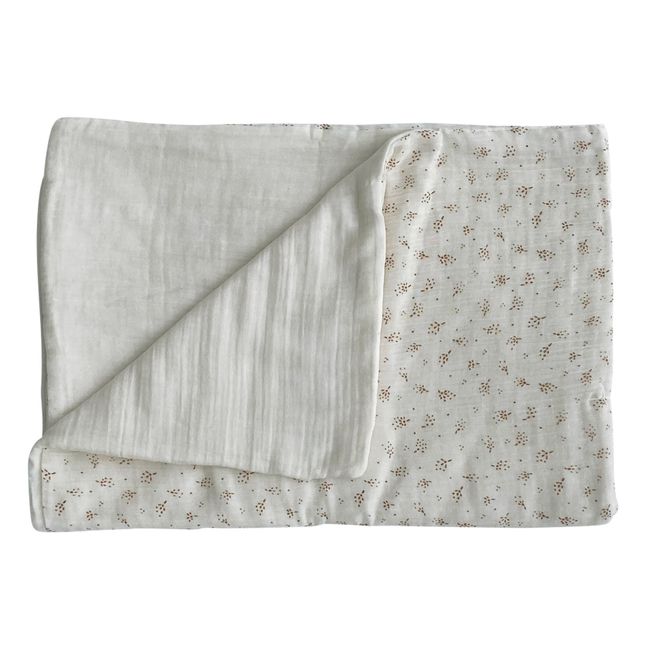 Couverture ouatinée en coton bio - 70x100cm | Miel