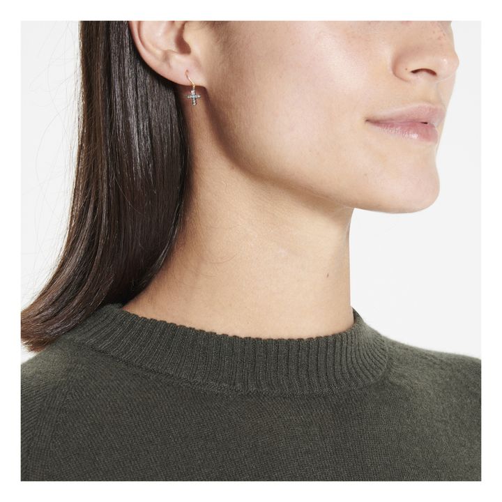 Cross Earrings | Silver- Product image n°1