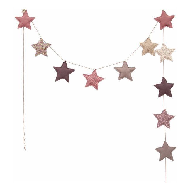 Stars garland - pink | Pink