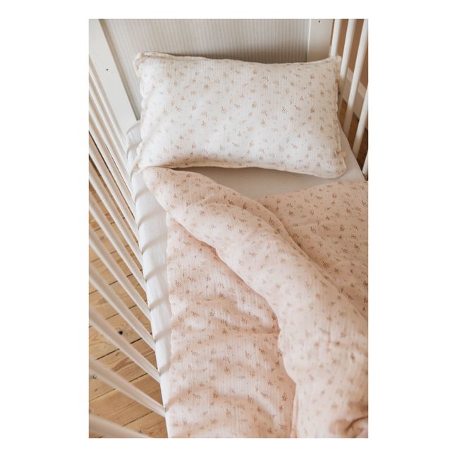 Decke aus Bio-Baumwolle 70x100cm | Mattrosa