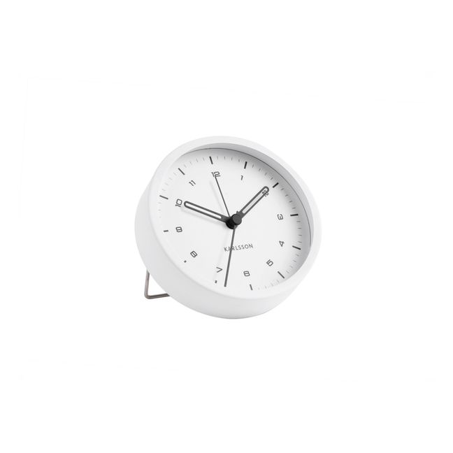 Tinge Alarm Clock White