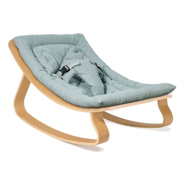 Levo Beech Wood Baby Bouncer Charlie Crane Design Baby