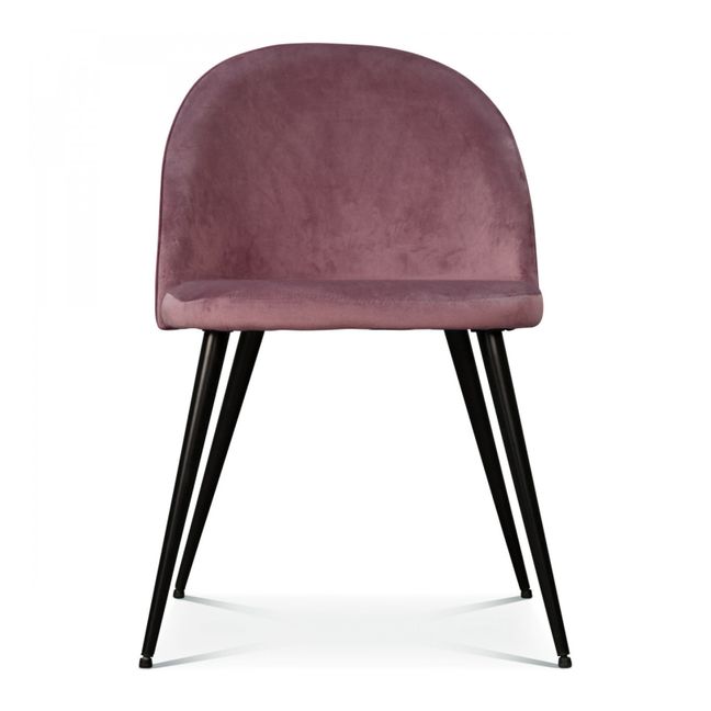 Velvet Chair - Set of 2  Pink