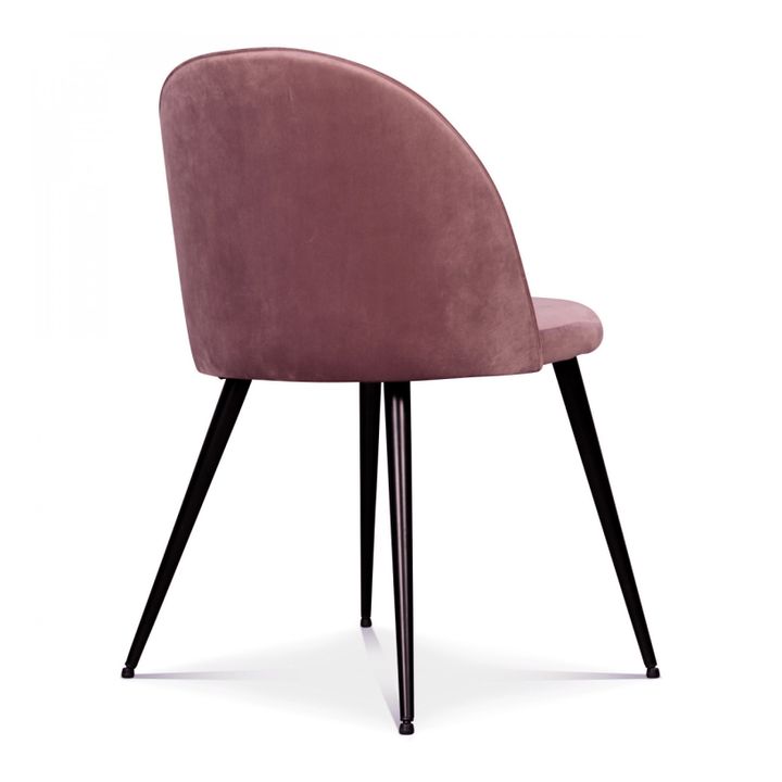 Velvet Chair - Set of 2  | Pink- Product image n°3