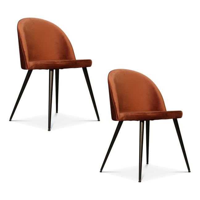 Velvet Chair - Set of 2  Siena