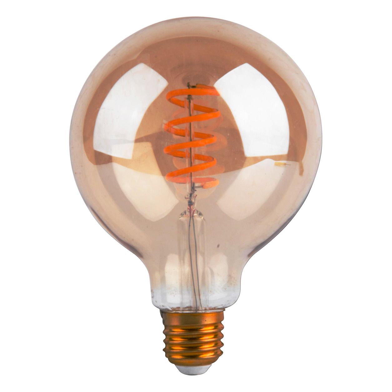 Opjet - Ampoule LED Globe Twist 4w - Ambre