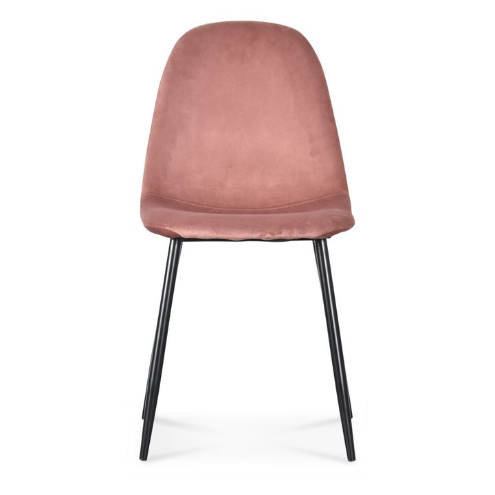 Opjet Velvet Chair Set of 2 Pink Smallable