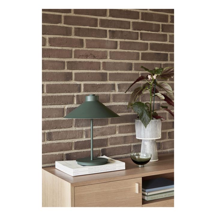 Metal Table Lamp Dark green- Product image n°1
