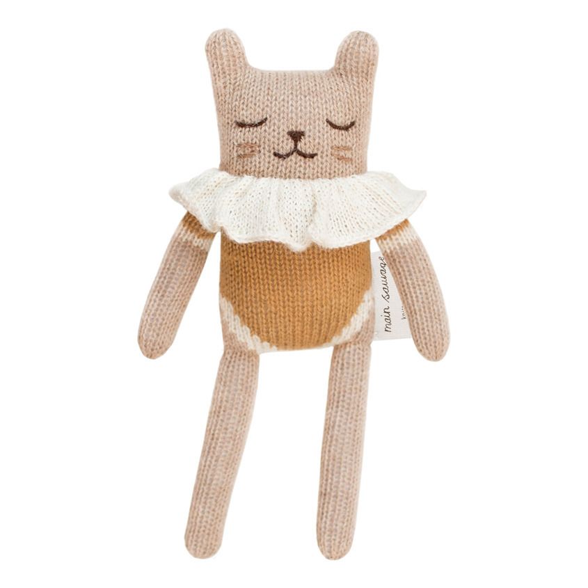 Main Sauvage - Doudou Chat - Ocre