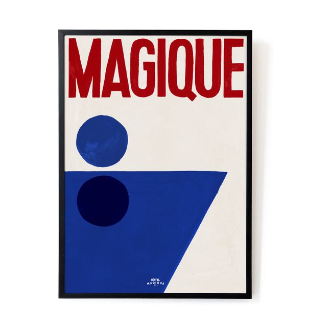 Poster A3 A splash of Magique | Blau