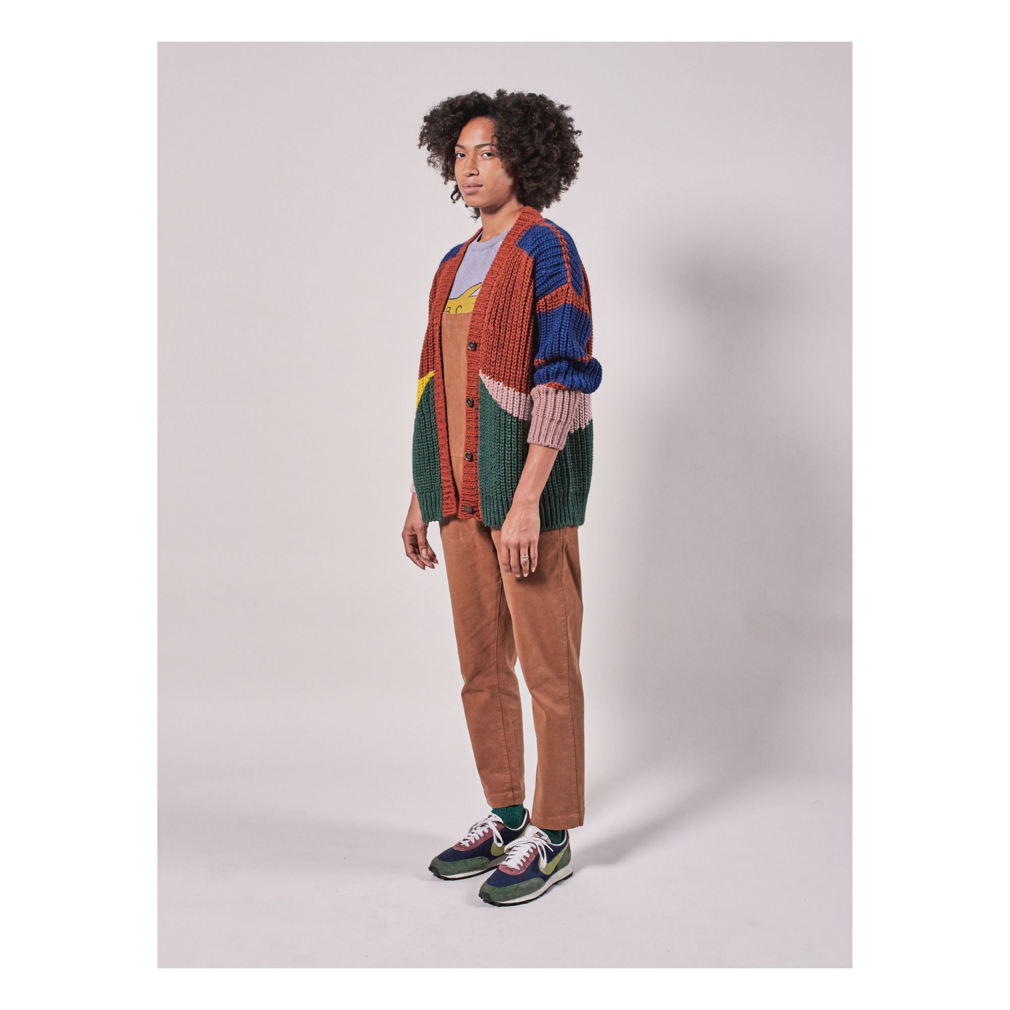 Gilet Jacquard Colour Block Laine et Alpaga - Collection ...