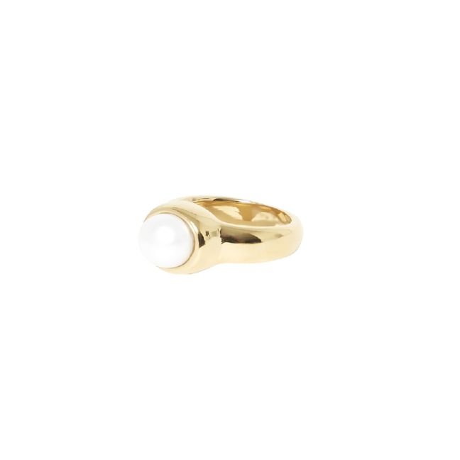 Anillo perla Magda | Dorado
