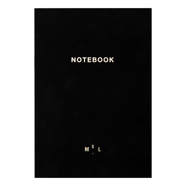Peaky Immitation Suede Notebook Black