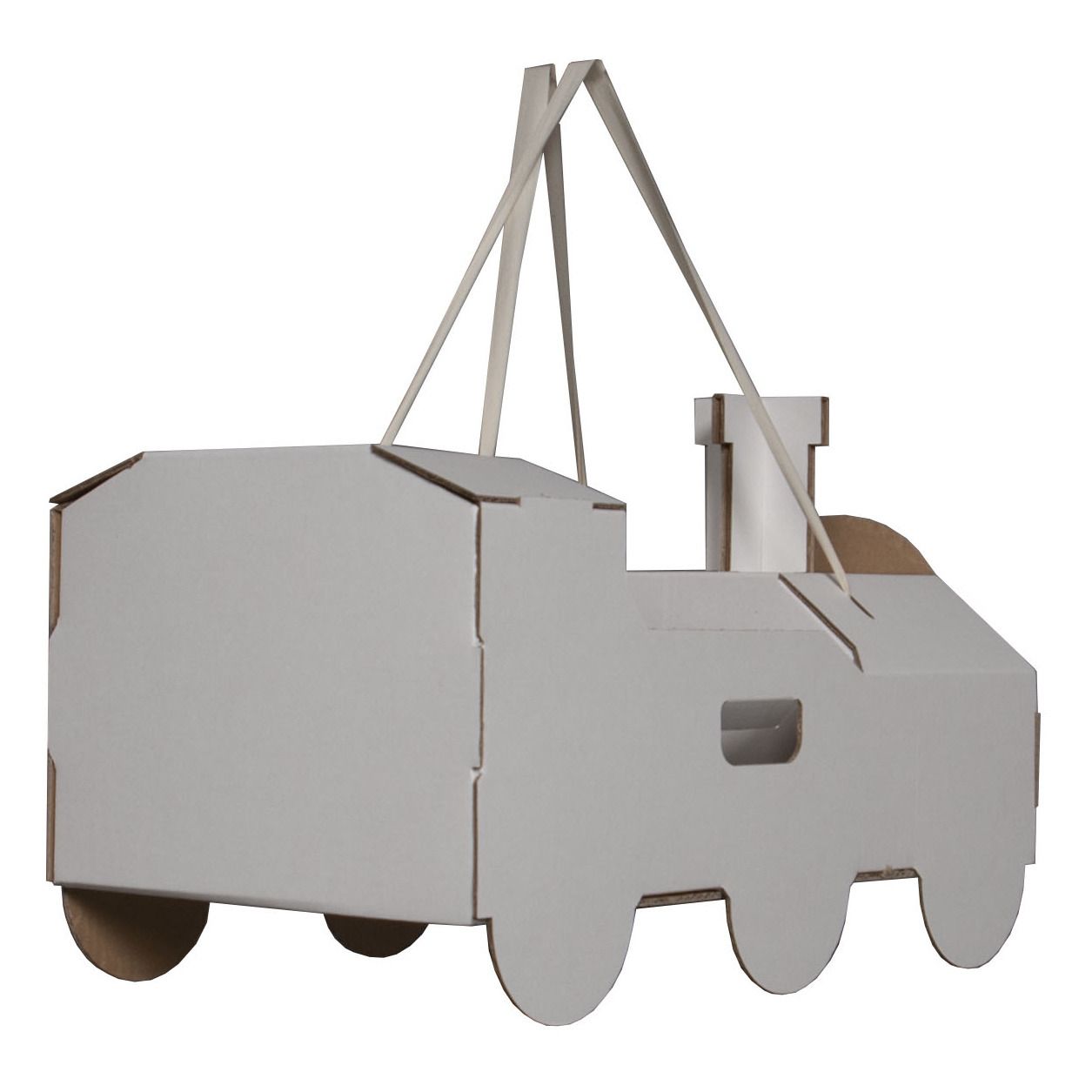 Cardboard Colour-in Train White- Product image n°3