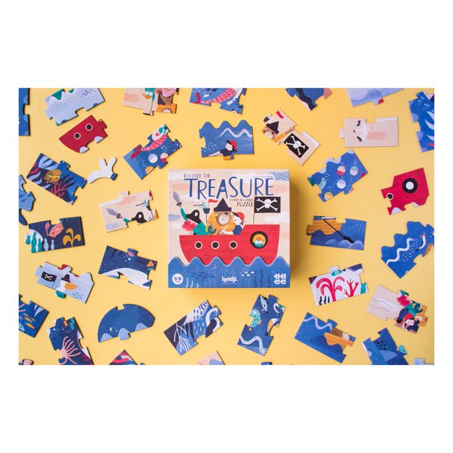 Puzzle zum Überlagern Discover the treasure - 40 Teile