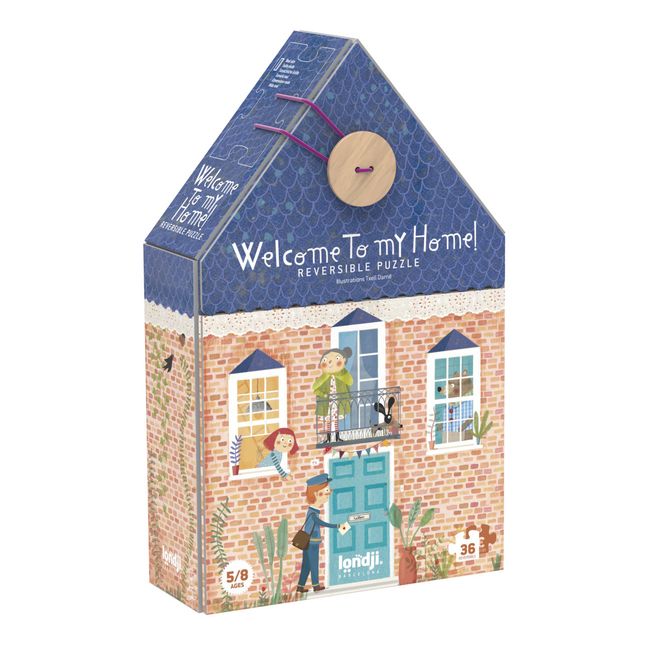 Puzzle doble cara Welcome to my Home - 36 piezas