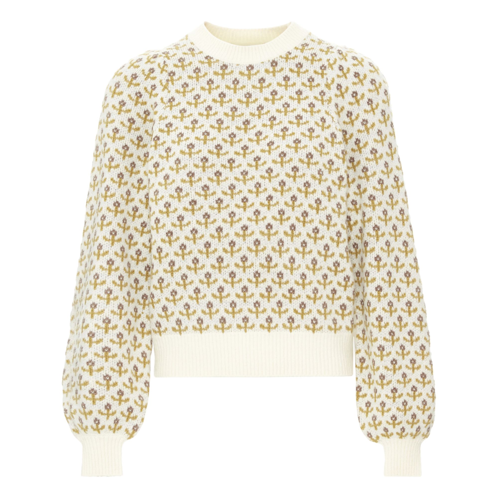 Balloon Sleeve Sweater - Women's Collection | Ivory