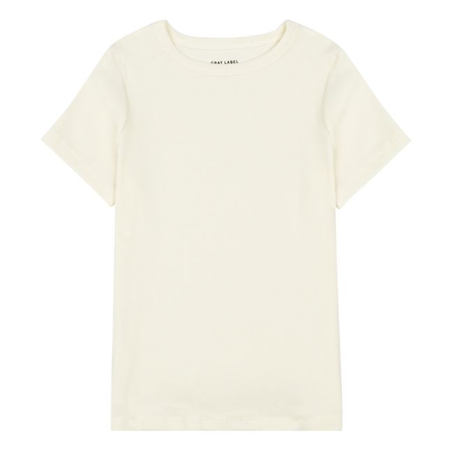 T-shirt Basique Coton Bio | Blanc cassé