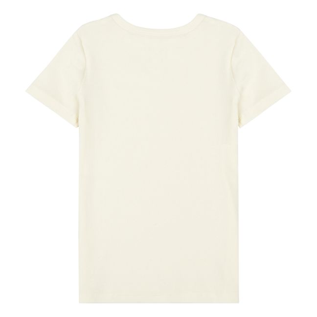 Camiseta de algodón orgánico | Blanco Roto