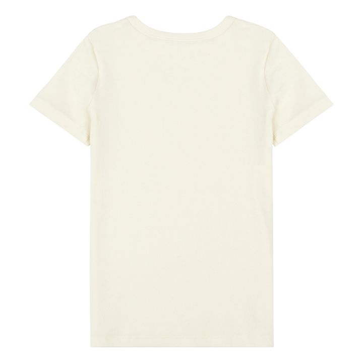 Camiseta de algodón orgánico | Blanco Roto- Imagen del producto n°1