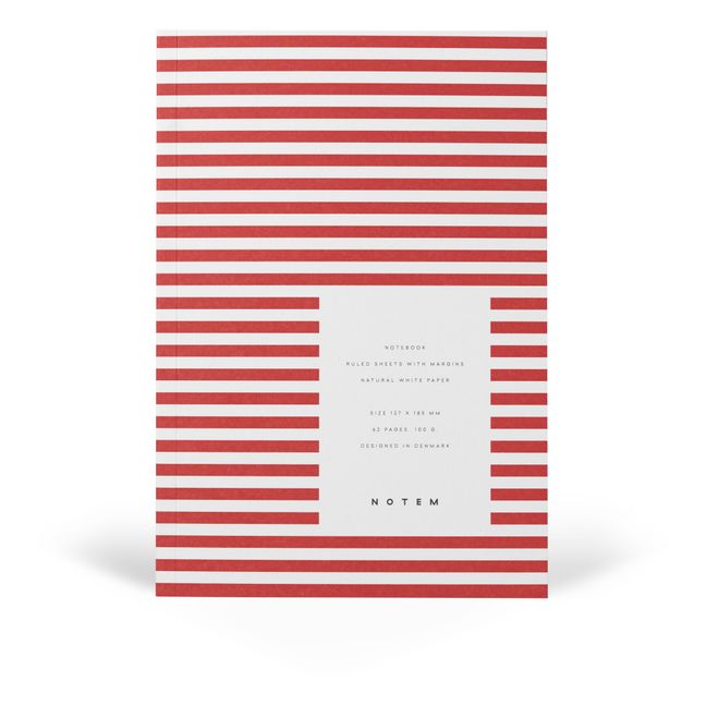 Vita Lined Notebook | Red
