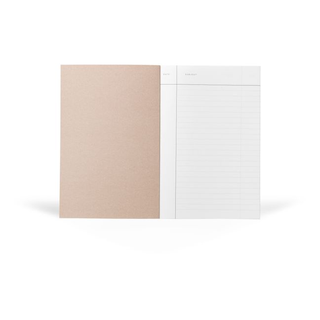 Vita Lined Notebook | Chrome green