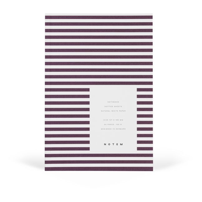 Vita Lined Notebook | Burgundy