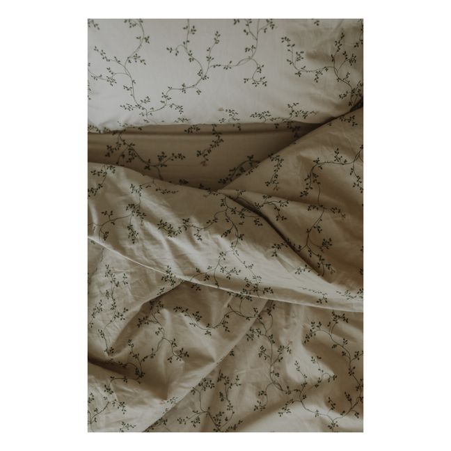 Botany Percale Cotton Fitted Sheet | Green