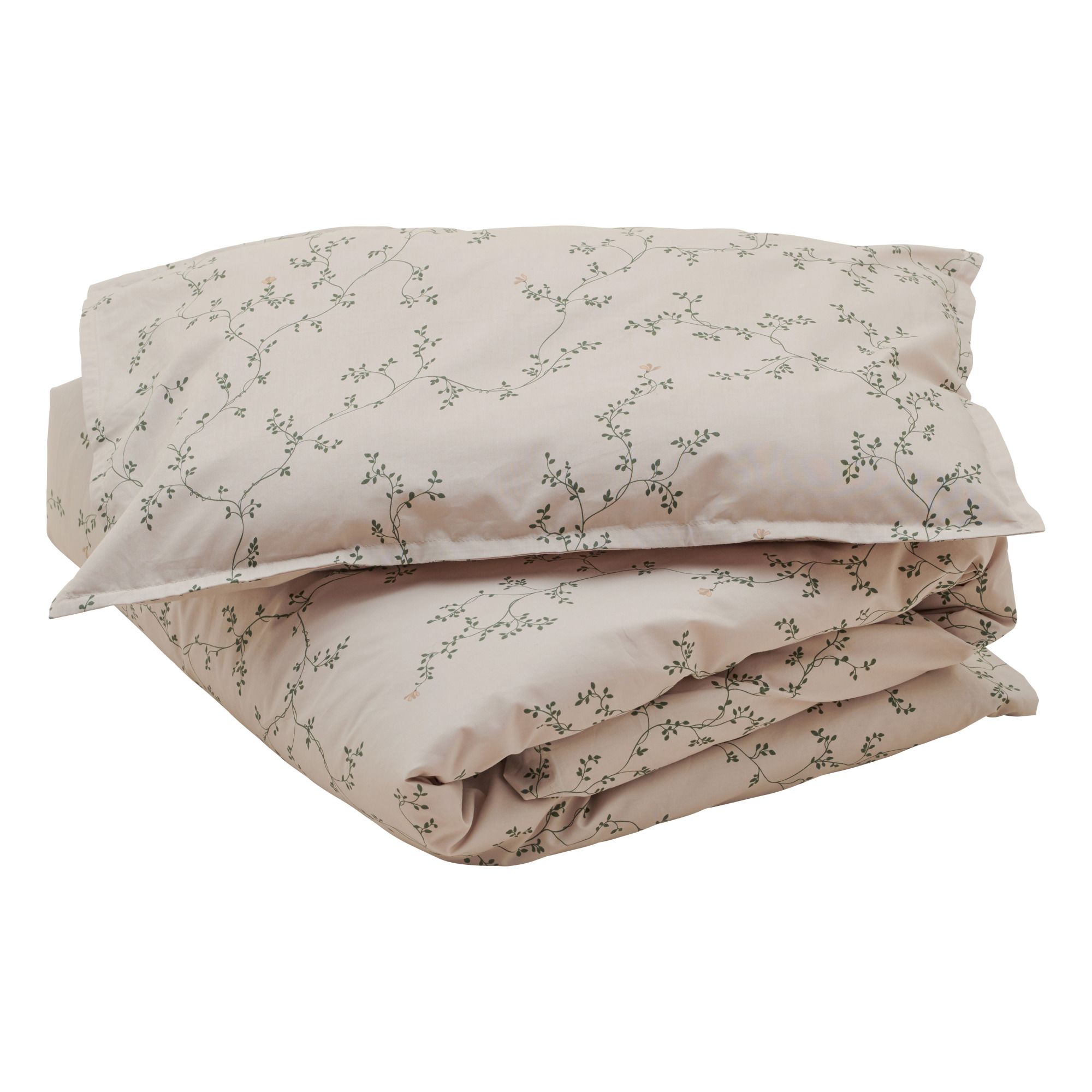 garbo&friends - Parure de lit Botany en percale de coton - Vert