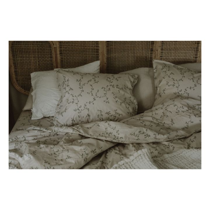 Juego ropa de cama Botany en algodón percal Verde- Imagen del producto n°1