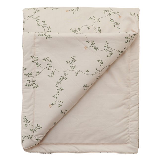 Couverture Botany en percale de coton | Vert