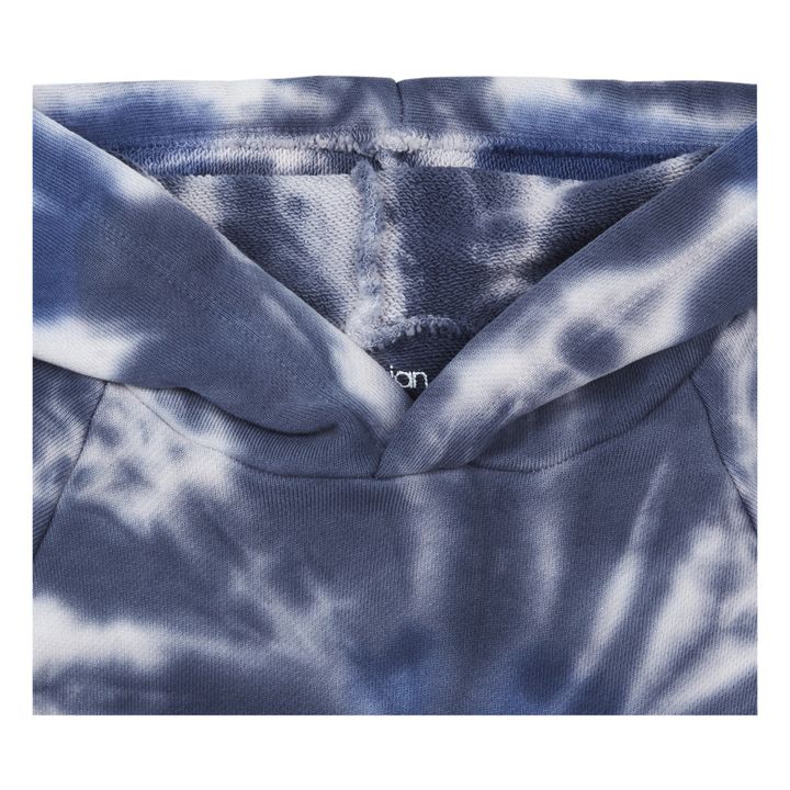 Hoodie Tie and Dye | Bleu pétrole- Image produit n°1