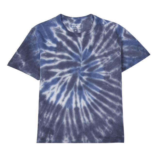 Camiseta Tie&Dye Azul Petróleo