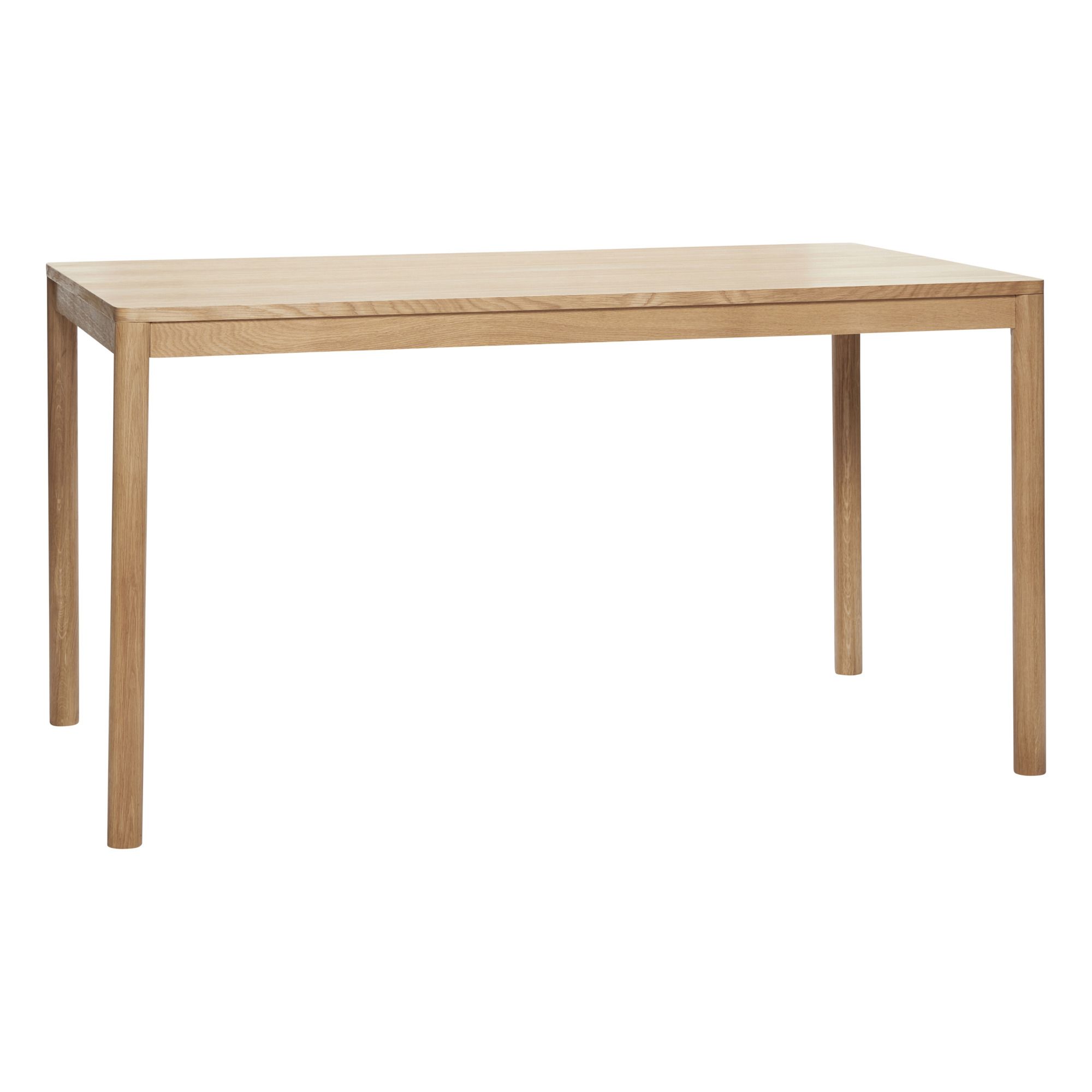 Hubsch - Table en chêne FSC - 140x80 cm - Naturel