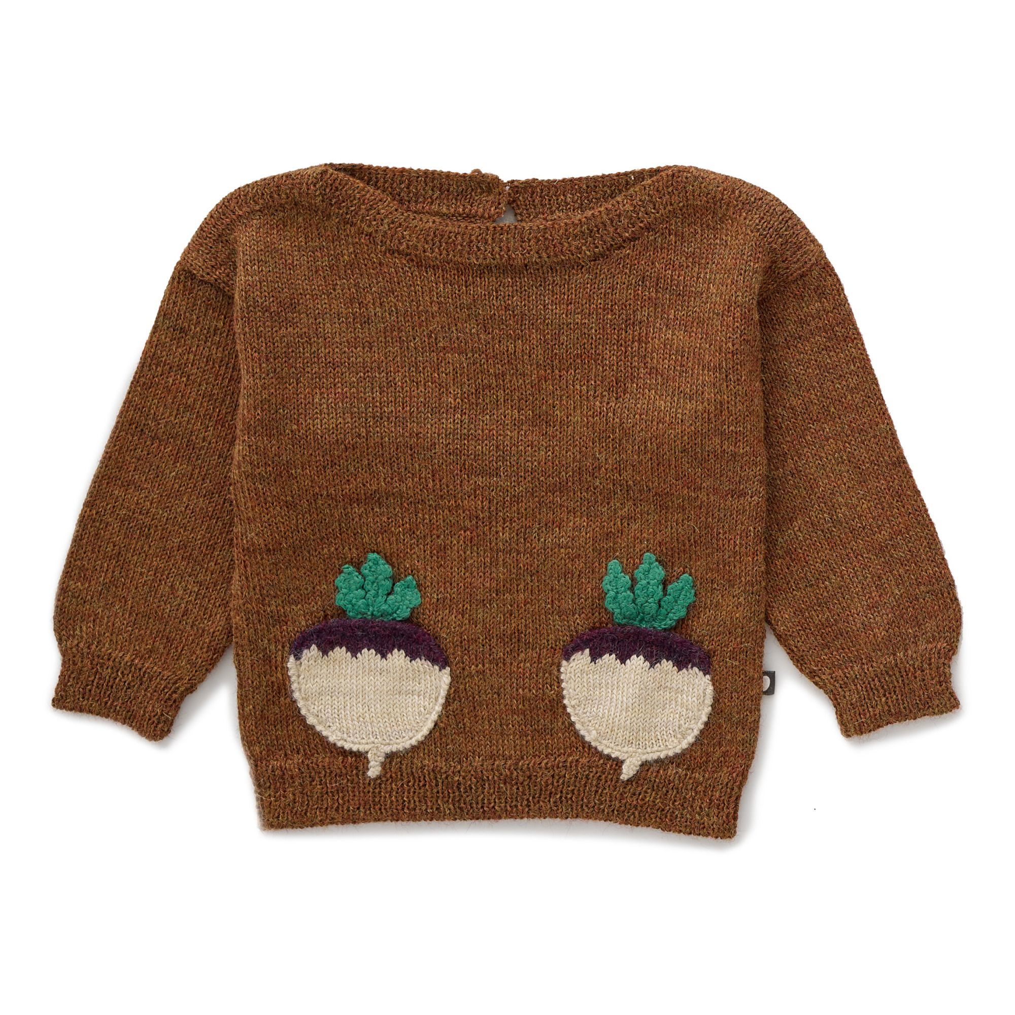 Pullover Baby Alpaka Turnips Braun- Produktbild Nr. 0