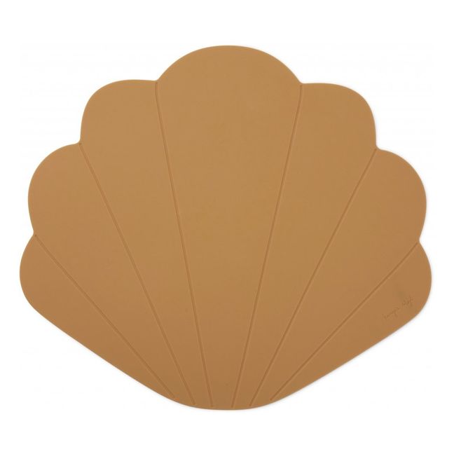 Mantel individual Clam de silicona | Terracotta