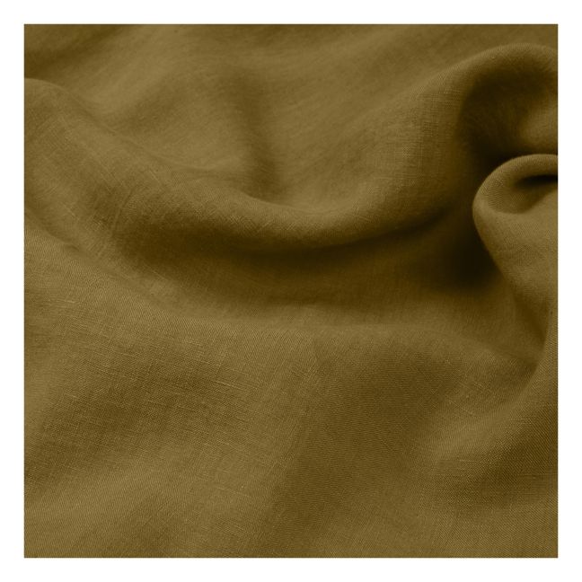 Kissenbezug aus Leinen | Bronze