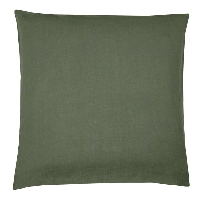 Kissenbezug aus Leinen | Khaki