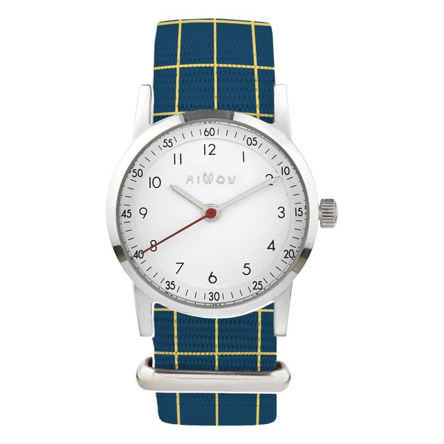 Exclusivo de Millow x Smallable - Reloj Cuadros Azul