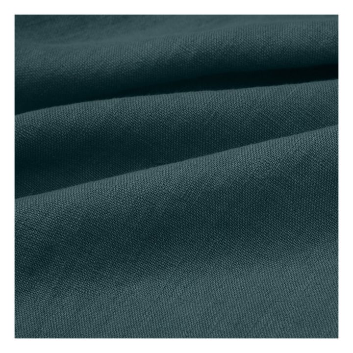 Mantel de Lino lavado y perfilado | Azul apagado- Imagen del producto n°3