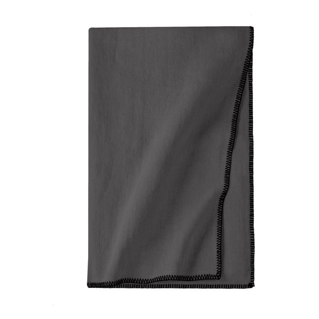 Tischdecke aus Leinen  | Kohle