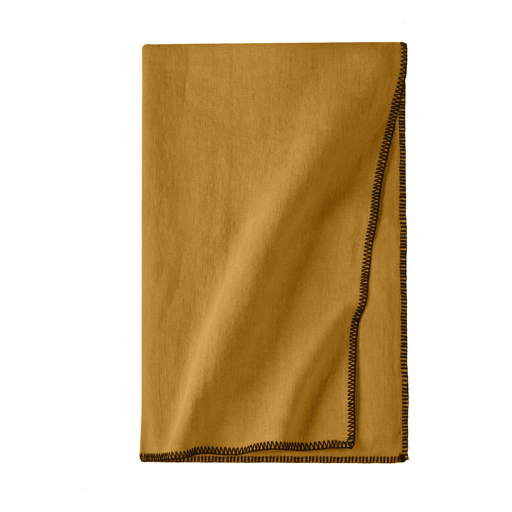 Nappe en Lin lavé-surfilée