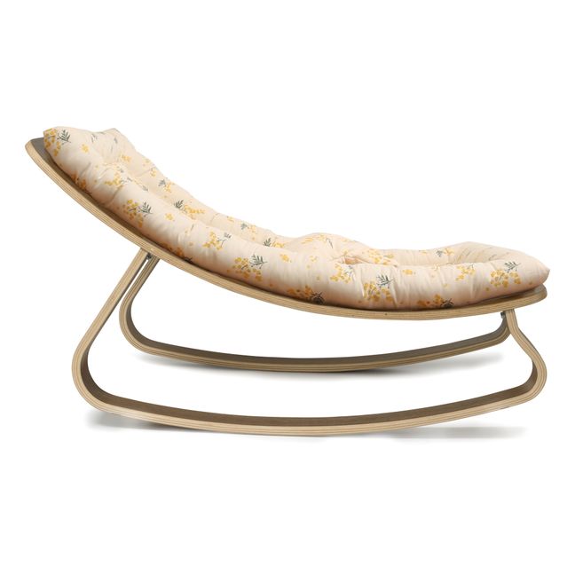 Babywippe Levo Mimosa aus Nussbaum by Garbo&Friends | Cremefarben