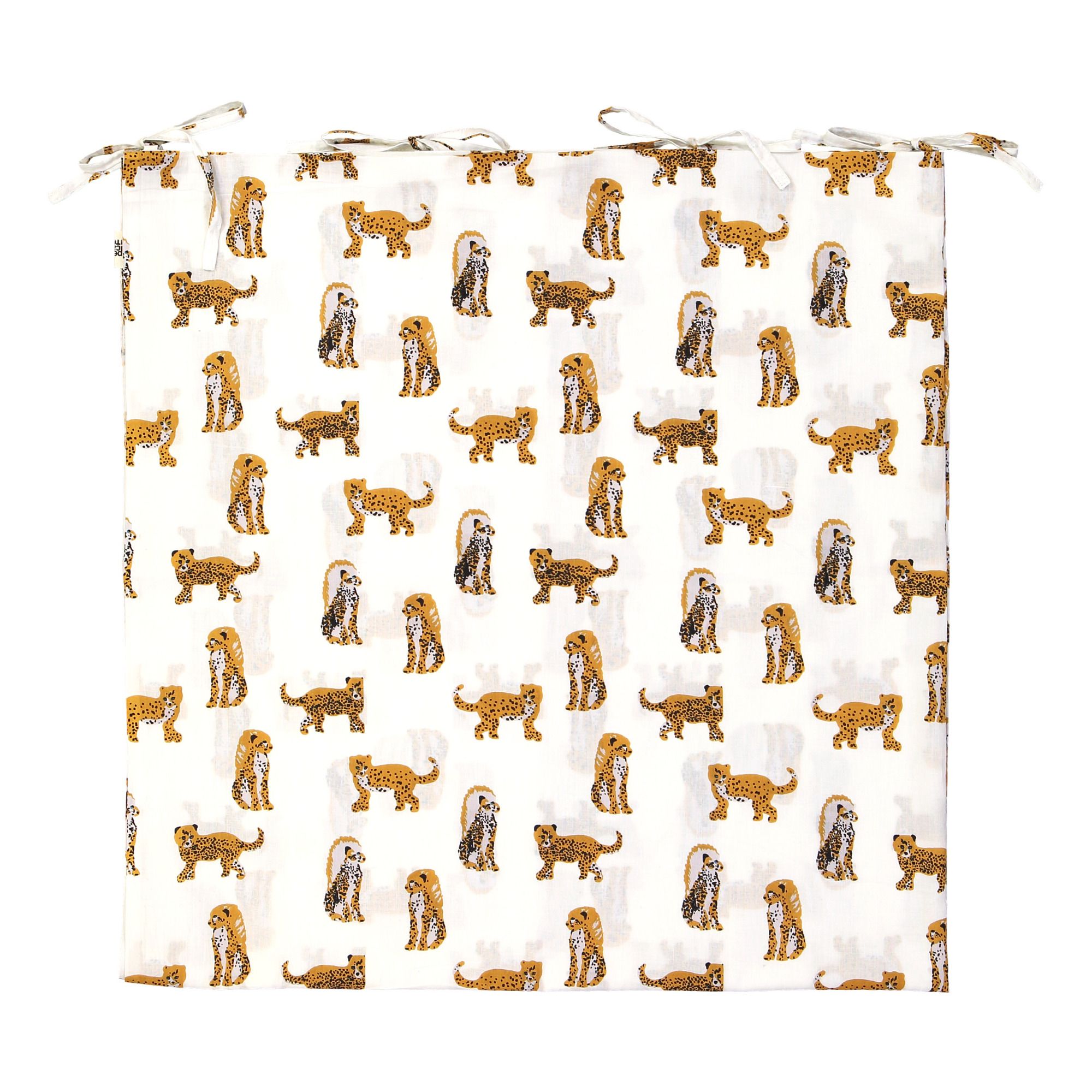 Le Petit Lucas du Tertre - Rideau avec attaches Jaguar - Jaune