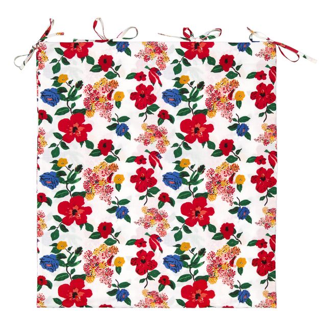 Rideau en coton imprimé Hibiscus 115x250 cm