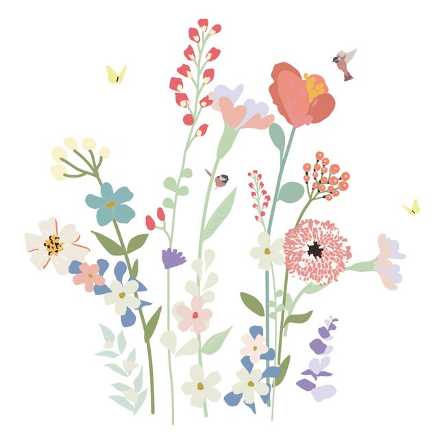 Adesivo gigante Fiori di campo