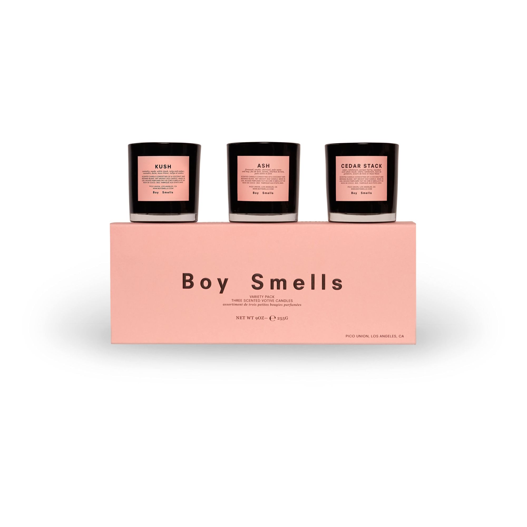Boy Smells - Set de 3 bougies Kush collection - Blanc